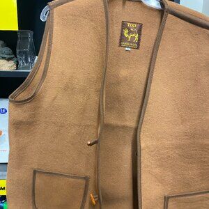 100% Camel Wool Vest from Mongolia New